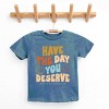 The Juniper Shop SmileyWorld Have The Day You Deserve Groovy Youth Short Sleeve Tee - 2 of 4