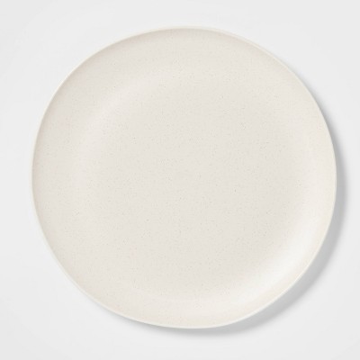 10.5 Plastic Dinner Plate Coral Pink - Room Essentials™ : Target