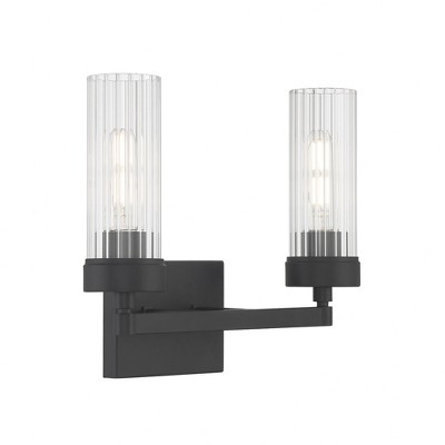 Norwell Lighting Lida 2 - Light Vanity in  Matte Black