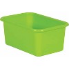 Teacher Created Resources Plastic Storage Bin 7.75" x 11.38" x 5" Lime Pack of 6 (TCR20382-6) - image 2 of 2