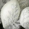 4"H  6"H & 4"H Sullivans Christmas Embellished Ornament Set of 3  White-Silver - 2 of 2