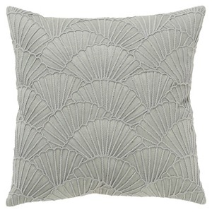 Rizzy Home 20"x20" Oversize Fan Square Throw Pillow Cover - 1 of 4