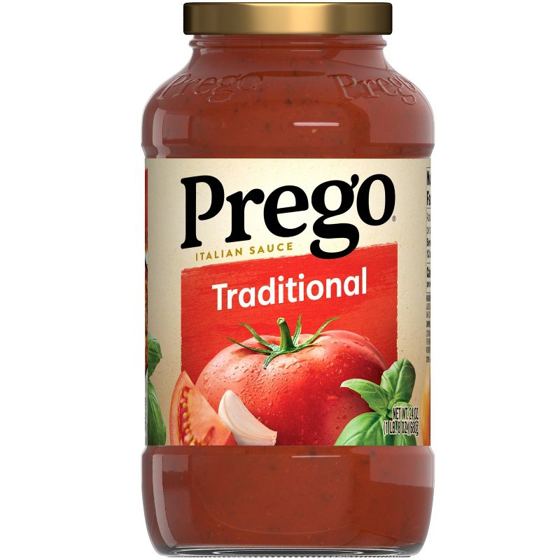 Prego Pasta Sauce Traditional Italian Tomato Sauce 24oz, 1 of 12