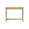 Plank+Beam Solid Wood Writing Desk, Simple Desk for Bedroom, Home Office Study Desk, 39.5" - 3 of 4