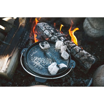 Stansport 2 QT Pre-Seasoned Cast Iron Dutch Oven with Legs