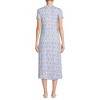 Lands' End Women's Cotton Short Sleeve Midcalf Nightgown - 2 of 3