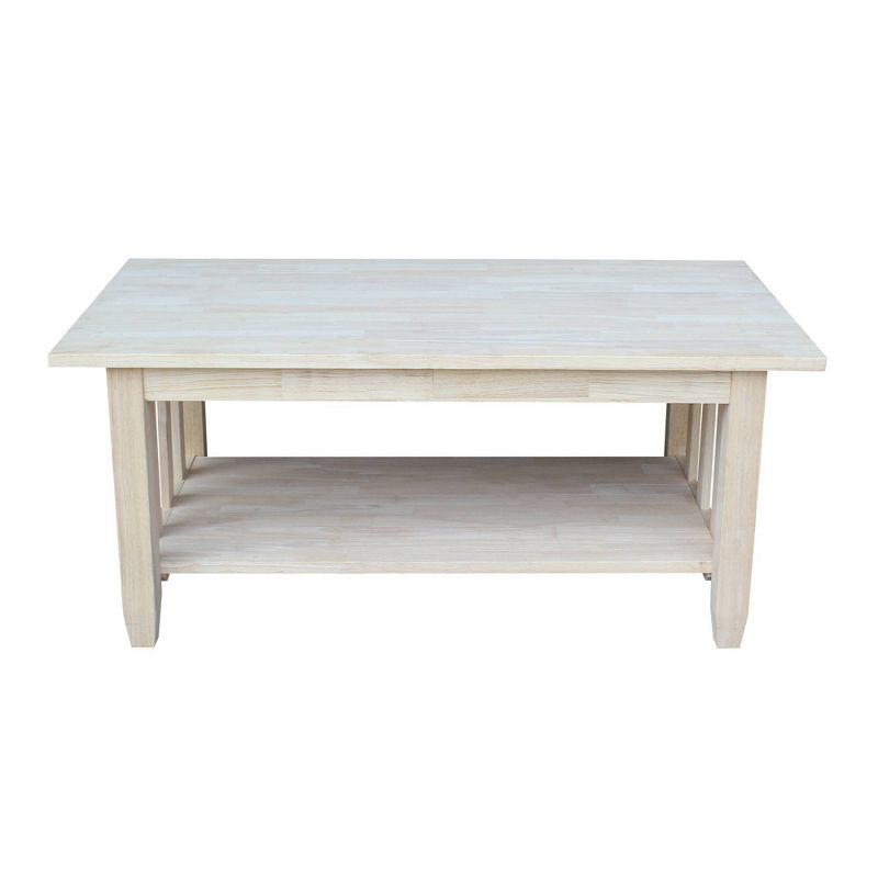 Mission Tall Coffee Table - International Concepts, 3 of 9