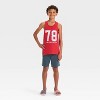 Boys' USA Athletic Club Tank Top - art class™ Red - 4 of 4