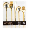 Clear Plastic Plates with Rim & Disposable Plastic Silverware - 3 of 4