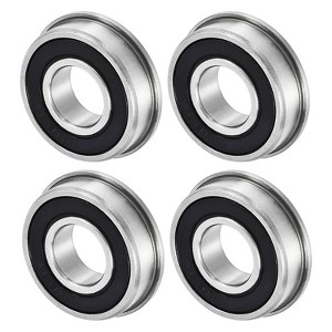 Unique Bargains Chrome Steel Durable Long-lasting Multipurpose Use Flanged Ball Bearing 4 1/2" x 1-1/8" x 2/7" - 1 of 4
