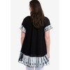 ellos Plus Size Tie-Dye Gauze Tunic - 3 of 4