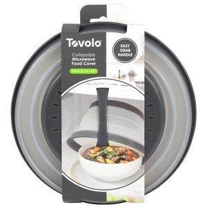 Tovolo Gray/White Plastic Microwave Collapsible Food Cover - 1 of 1