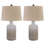Set of 2 Marnina Ceramic Table Lamps Taupe - Signature Design by Ashley