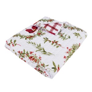 Pine & Plaid Quilted Throw - Levtex Home - 1 of 4