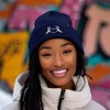 Dalix Heart of Bones Embroidered Beanie Skeleton Warm Winter Knit Hat for Women - 4 of 4