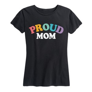 Women's - Instant Message - Proud Mom Short Sleeve Graphic T-Shirt - 1 of 4