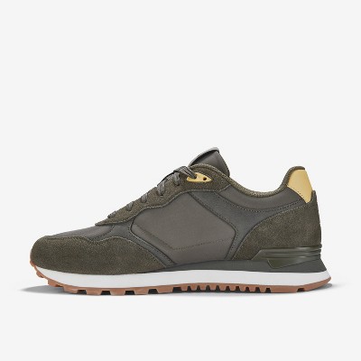 Clarks Mens Molland Go Olive Combination Shoes 10 Medium — фото 2