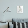 Stupell Industries Winter Artic Owl Portrait Perched on Tree Branch Wall Plaque Art, 10" x 15" - 3 of 4