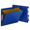 Smead End Tab Colored Pressboard Classification Folders With Safeshield Coated Fasteners