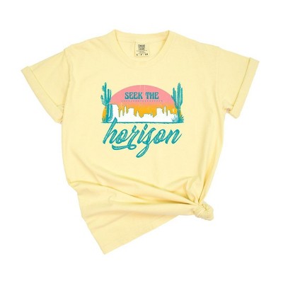 Simply Sage Market Women's Seek The Horizon Short Sleeve Garment Dyed Tee