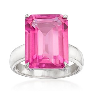 Ross-Simons 12.00 Carat Pink Topaz Ring in Sterling Silver - 1 of 4