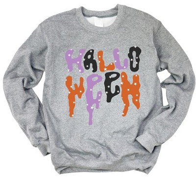 Simply Sage Market Women's Graphic Sweatshirt Dripping Halloween Stars