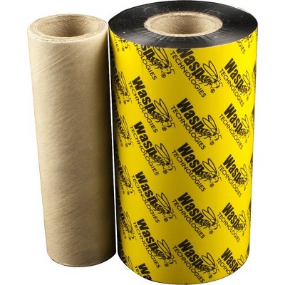 Wasp Wax Resin Black Ribbon - Thermal Transfer - Black