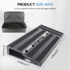 Guitar Pedal Board 22.04" x 11.02" with Carrying Bag, Lightweight Aluminum Alloy Effects Pedalboard with Pedal Cables Adhesive Hookside Tape - 3 of 4