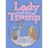 Boy's Lady and the Tramp Distressed Spaghetti Kiss Movie Logo Performance Tee - 2 of 4