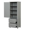 Rbied 23 in. W x 15.9 in. D x 61.4 in. H MDF Linen Cabinet, Bathroom Storage Cabinet with Drawer and Adjustable Shelf - 3 of 4