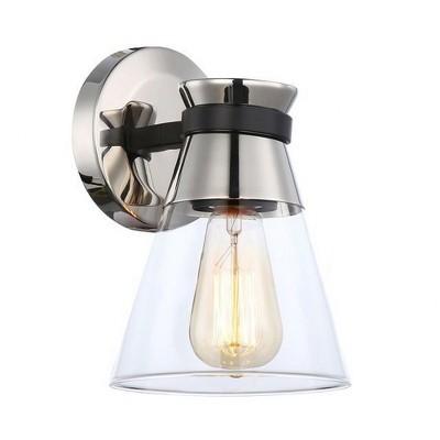 Artcraft Lighting Kanata 1 - Light Sconce in  Black/Brushed Nickel