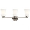 Kichler Lighting Brianne 3 - Light Vanity in  Classic Pewter - 3 of 4