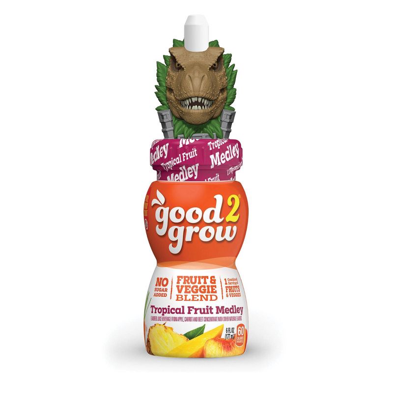 good2grow Spouts Veggie Blend Tropical Fruit Medley Juice Drink - 6 fl oz Bottle, 1 of 6
