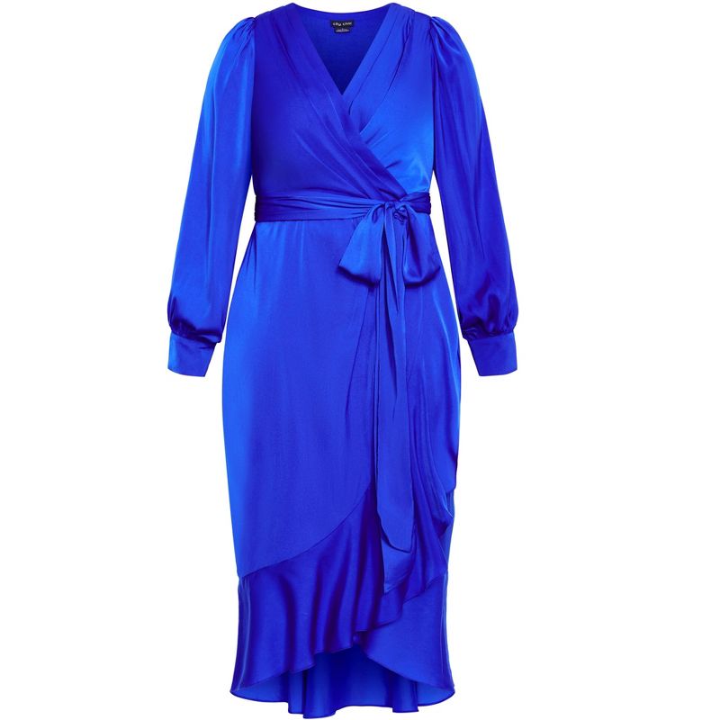 Women's Plus Size Ophelia Maxi Dress - ultra blue | CITY CHIC, 4 of 7