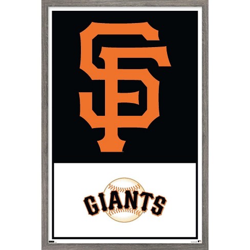 MLB San Francisco Giants Logo 17 Wall Poster With Push