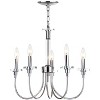 Sharon Chandelier - LIT4425 - Clear/Chrome - Safavieh - 2 of 3