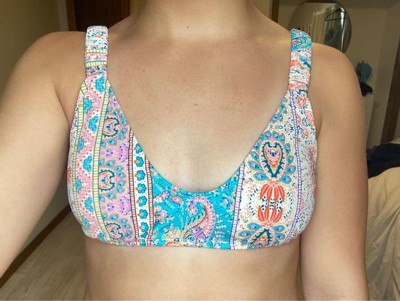 Bralette Bikini Top with Adjustable Straps and Pads - Sauipe Swim Medium, Women's Bikini Swimsuit