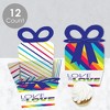 Big Dot of Happiness Love is Love - Pride - Square Favor Gift Boxes - Rainbow Party Bow Boxes - Set of 12 - 3 of 4