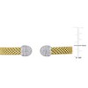 EVERLY JEWELRY | Two Tone Silver 2 CT TGW Cubic Zirconia Popcorn Design Bangle, 7.5 inch - 2 of 4