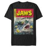 Men's Jaws Retro Comic Book Shark T-Shirt