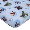 Marvel Avengers Fight the Foes Blue, Red, Green Hulk, Iron Man, Thor, Captain America 4 Piece Toddler Bed Set - 3 of 4