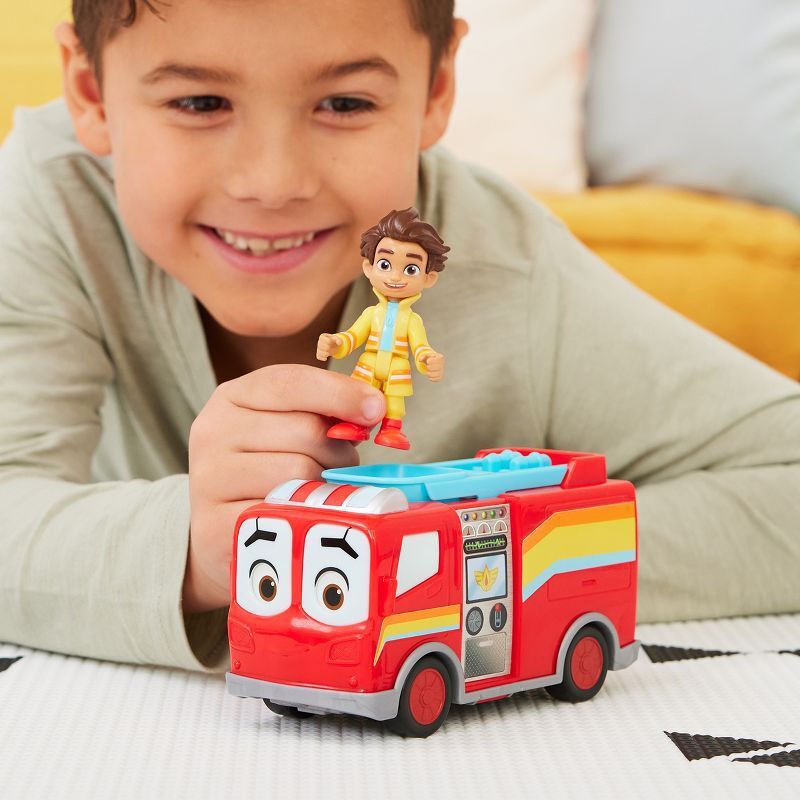 Disney Junior Firebuds Friends Bo and Flash Figure and Fire Truck Set, 6 of 12