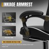 GTPLAYER Swivel Dorm Gaming Chair, Ergonomic Computer Chair with Footrest, Lumbar Support, PU Leather - 4 of 4