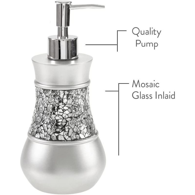 Creative Scents Brushed Nickel Lotion Dispenser, 3 of 10