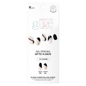 Dashing Diva Glaze Design Nail Art - Midnight Swirl - 32ct - 1 of 4