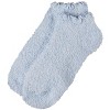 Memoi Women's Marshmallow Scalloped-Edge Ultra-Plush Low Cut Sock - 3 of 4