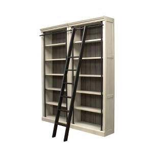 Toulouse Metal Ladder for Bookcase Black - Martin Furniture: No Assembly, 6 Rungs, 90" Height - 1 of 4