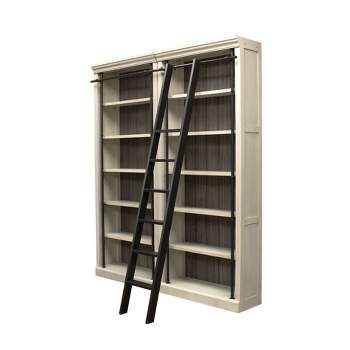 Toulouse Metal Ladder for Bookcase Black - Martin Furniture