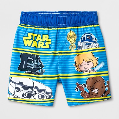 boys star wars swim trunks