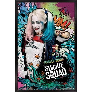 Trends International DC Comics Movie - Suicide Squad - Harley Stars Framed Wall Poster Prints - 1 of 4